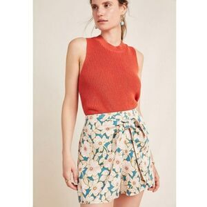 NWT Anthropologie Georgine Skirted Floral Shorts